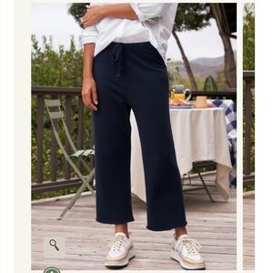 Frank and Eileen Catherine Favorite Sweatpant small athleisure cropped wide leg